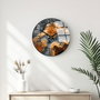 Wallity Reloj de Pared Decorativo Huhu331 - Cristal 40x40 cm